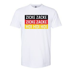 Zicke Zacke Hoi Oktoberfest German Flag Party Funny Gift Softstyle CVC T-Shirt