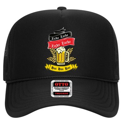 Zicke Zacke Hoi Funny Germany Flag Oktoberfest German Trucker Hat