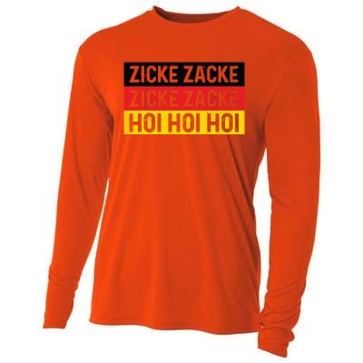 Zicke Zacke Hoi Oktoberfest German Flag Party Funny Gift Cooling Performance Long Sleeve Crew