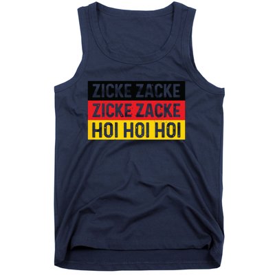 Zicke Zacke Hoi Oktoberfest German Flag Party Funny Gift Tank Top