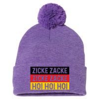 Zicke Zacke Hoi Oktoberfest German Flag Party Funny Gift Pom Pom 12in Knit Beanie