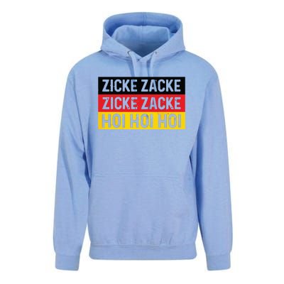 Zicke Zacke Hoi Oktoberfest German Flag Party Funny Gift Unisex Surf Hoodie