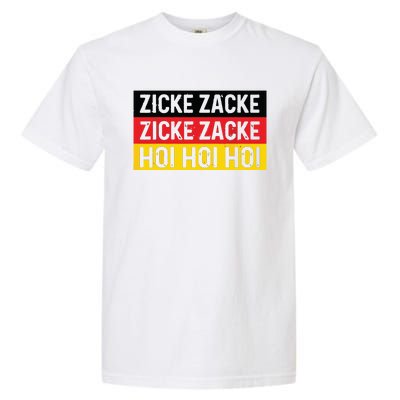 Zicke Zacke Hoi Oktoberfest German Flag Party Funny Gift Garment-Dyed Heavyweight T-Shirt