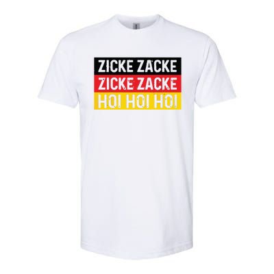 Zicke Zacke Hoi Oktoberfest German Flag Party Funny Gift Softstyle CVC T-Shirt