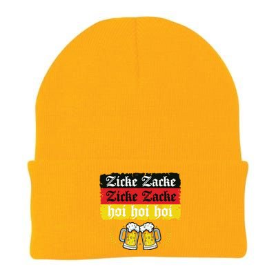 Zicke Zacke Hoi Oktoberfest German Flag Party Funny Knit Cap Winter Beanie