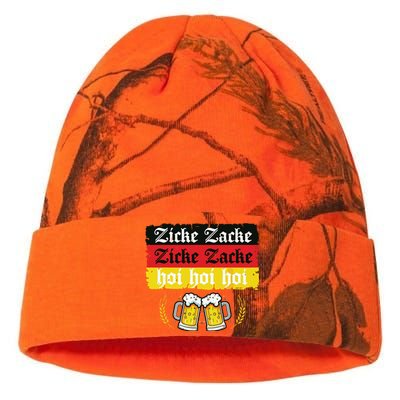 Zicke Zacke Hoi Oktoberfest German Flag Party Funny Kati Licensed 12" Camo Beanie