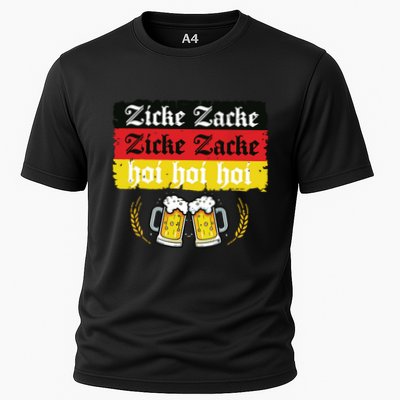Zicke Zacke Hoi Oktoberfest German Flag Party Funny Performance Shirt