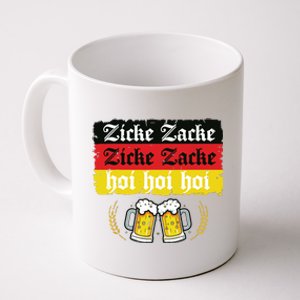 Zicke Zacke Hoi Oktoberfest German Flag Party Funny Coffee Mug