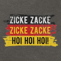 Zicke Zacke Hoi Hoi German Drinking Song Prost Cheers Cotton Canvas Backpack