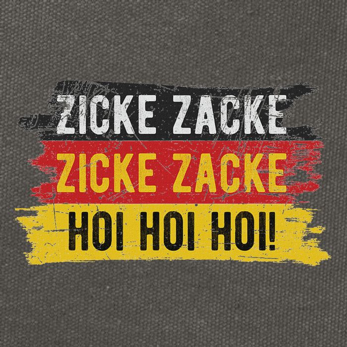Zicke Zacke Hoi Hoi German Drinking Song Prost Cheers Cotton Canvas Backpack