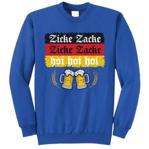 Zicke Zacke Hoi Oktoberfest German Flag Party Funny Sweatshirt