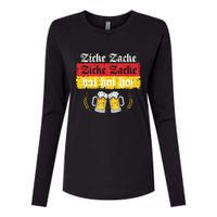 Zicke Zacke Hoi Oktoberfest German Flag Party Womens Cotton Relaxed Long Sleeve T-Shirt