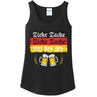 Zicke Zacke Hoi Oktoberfest German Flag Party Ladies Essential Tank