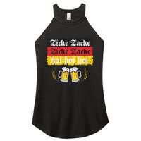 Zicke Zacke Hoi Oktoberfest German Flag Party Women's Perfect Tri Rocker Tank