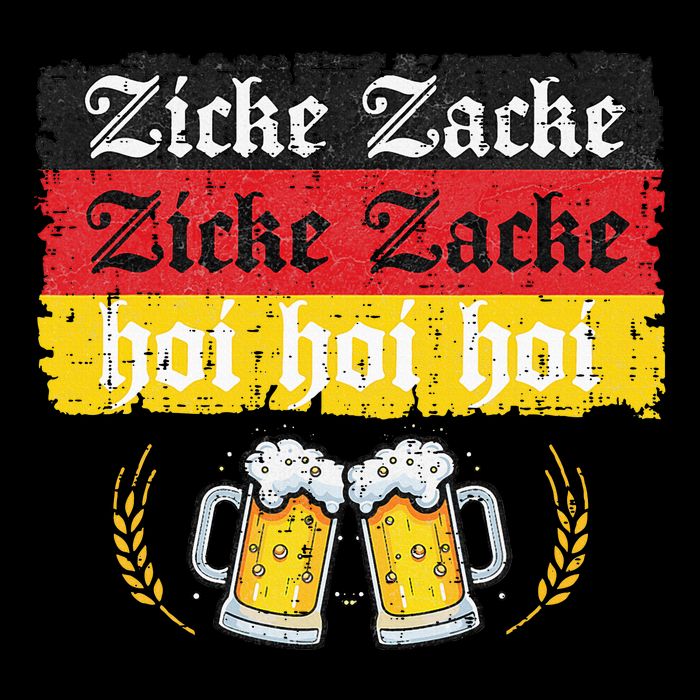 Zicke Zacke Hoi Oktoberfest German Flag Party Kids T-Shirt