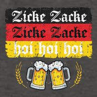 Zicke Zacke Hoi Oktoberfest German Flag Party Vector Backpack