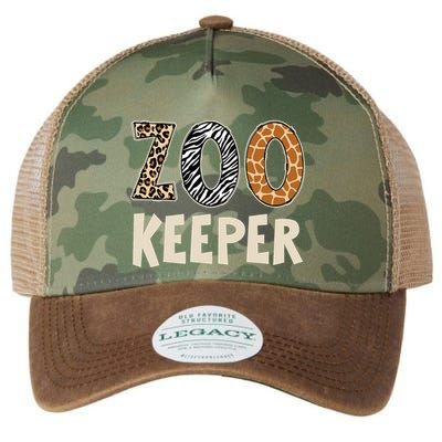 Zookeeper Zoo Keeper Costume Adult Animals Wildlife Safari Legacy Tie Dye Trucker Hat