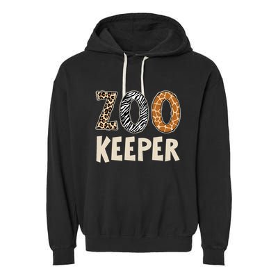 Zookeeper Zoo Keeper Costume Adult Animals Wildlife Safari Garment-Dyed Fleece Hoodie