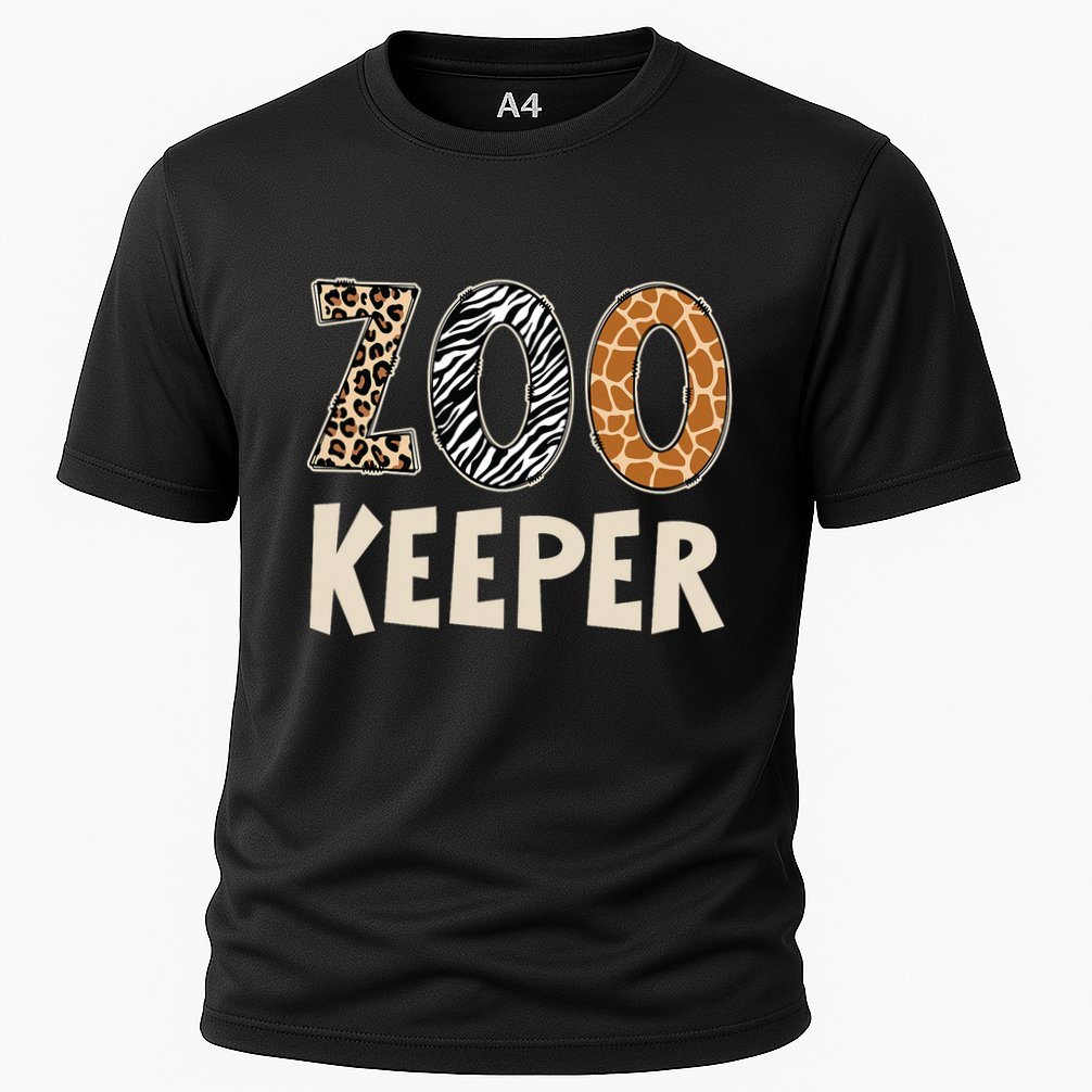 Zookeeper Zoo Keeper Costume Adult Animals Wildlife Safari Cooling Performance Crew T-Shirt