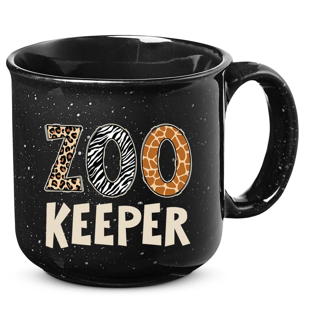 Zookeeper Zoo Keeper Costume Adult Animals Wildlife Safari 15oz Campfire Ceramic Mug