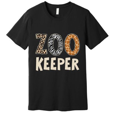 Zookeeper Zoo Keeper Costume Adult Animals Wildlife Safari Premium T-Shirt
