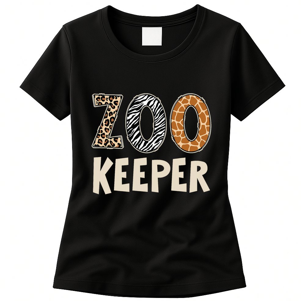 Zookeeper Zoo Keeper Costume Adult Animals Wildlife Safari Womens T-Shirt