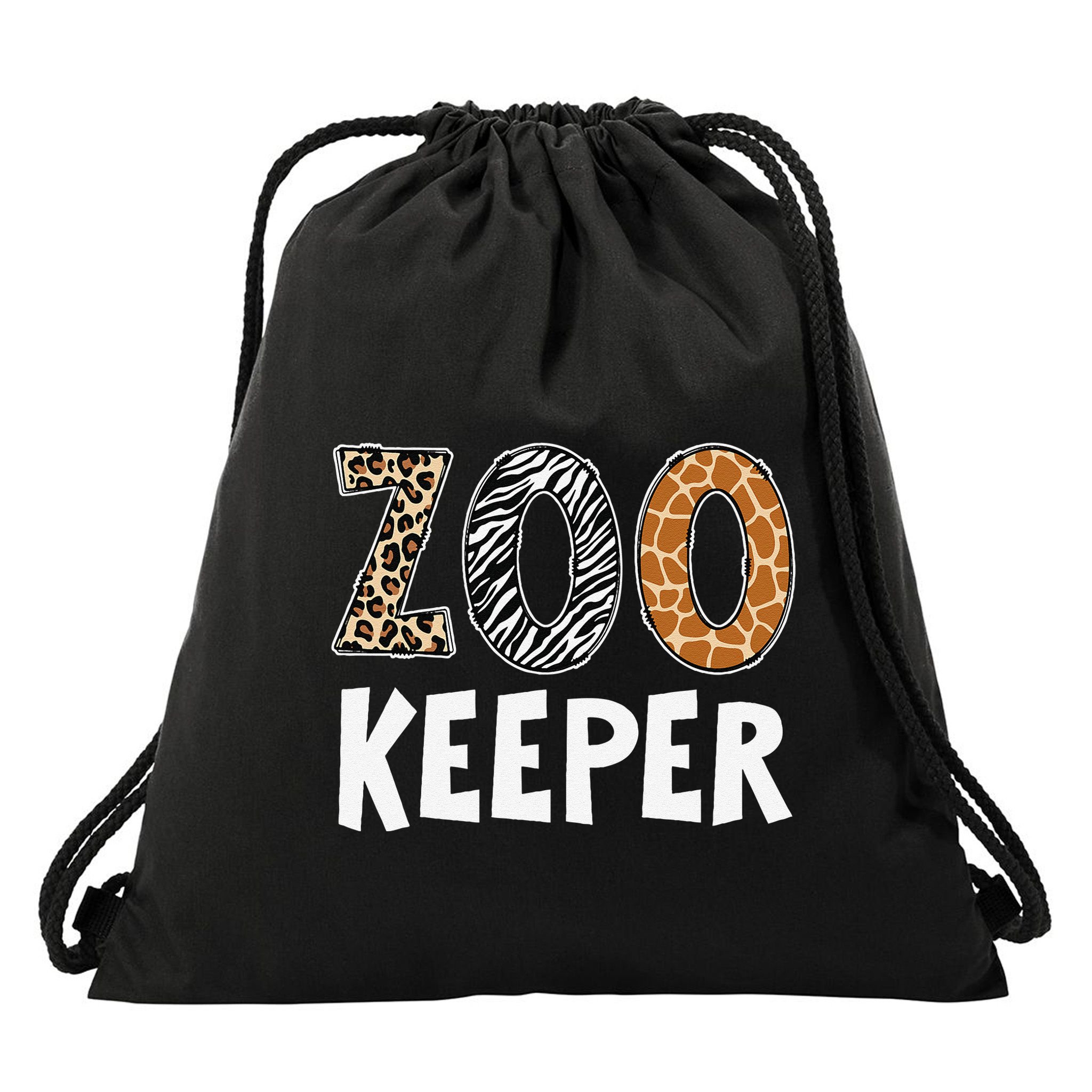 Zookeeper Zoo Keeper Costume Adult Animals Wildlife Safari Gift Drawstring Bag