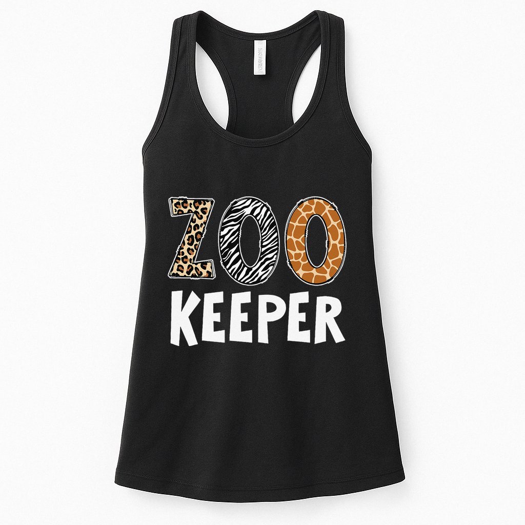 Zookeeper Zoo Keeper Costume Adult Animals Wildlife Safari Gift Womens Tank Top