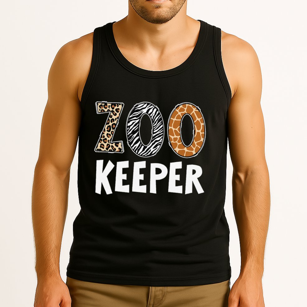 Zookeeper Zoo Keeper Costume Adult Animals Wildlife Safari Gift Tank Top