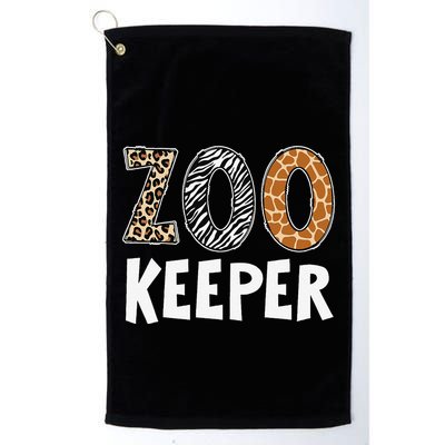 Zookeeper Zoo Keeper Costume Adult Animals Wildlife Safari Gift Golf Towel