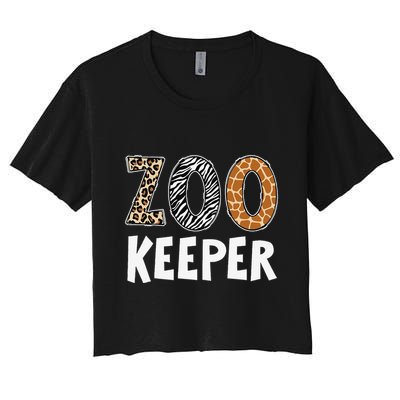 Zookeeper Zoo Keeper Costume Adult Animals Wildlife Safari Gift Crop Top