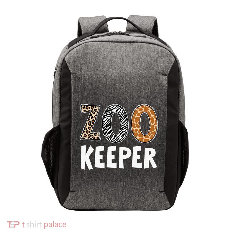 Zookeeper Zoo Keeper Costume Adult Animals Wildlife Safari Gift Vector Backpack
