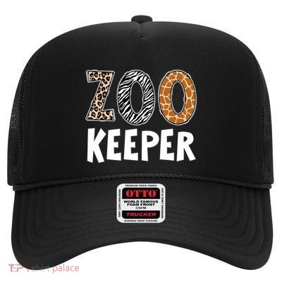 Zookeeper Zoo Keeper Costume Adult Animals Wildlife Safari High Crown Mesh Back Trucker Hat