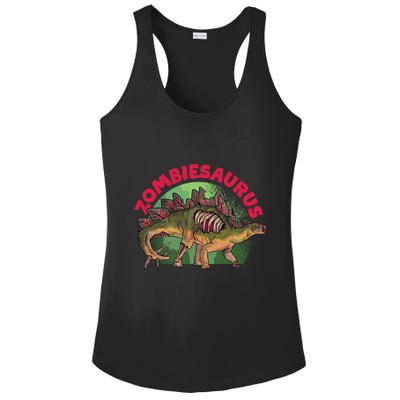 Zombiesaurus Ladies PosiCharge Competitor Racerback Tank