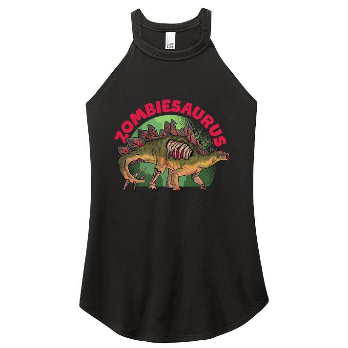 Zombiesaurus Women's Perfect Tri Rocker Tank
