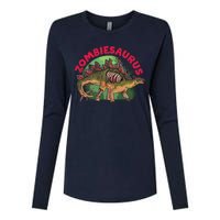 Zombiesaurus Womens Cotton Relaxed Long Sleeve T-Shirt