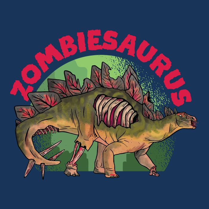 Zombiesaurus 16 in Basic Backpack
