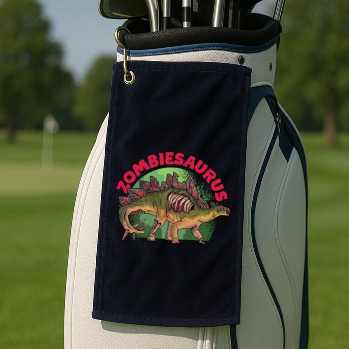 Zombiesaurus Golf Towel
