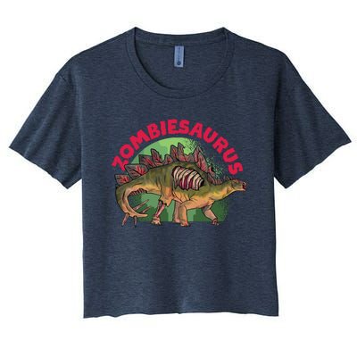 Zombiesaurus Women's Crop Top Tee