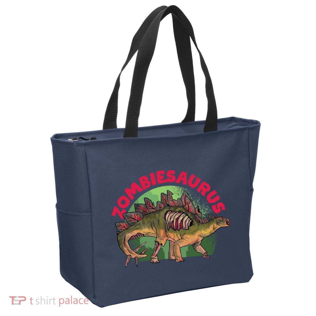 Zombiesaurus Zip Tote Bag