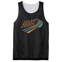 Zoom Zoom Racing Funny Graphic Mesh Reversible Basketball Jersey Tank