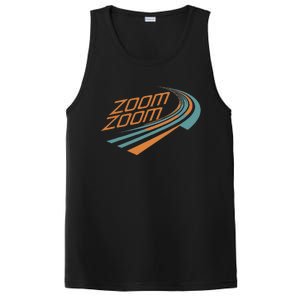 Zoom Zoom Racing Funny Graphic PosiCharge Competitor Tank