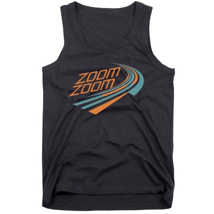 Zoom Zoom Racing Funny Graphic Tank Top