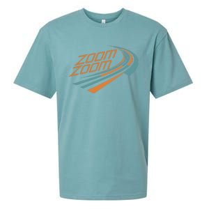 Zoom Zoom Racing Funny Graphic Sueded Cloud Jersey T-Shirt