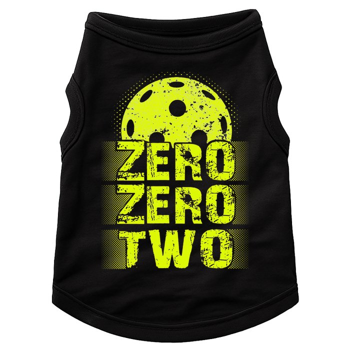 Zero Zero Two Pickleball Player Paddleball Doggie Tank