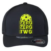 Zero Zero Two Pickleball Player Paddleball Flexfit Unipanel Trucker Cap