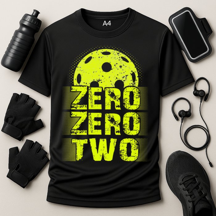 Zero Zero Two Pickleball Player Paddleball Performance Shirt