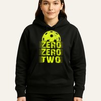 Zero Zero Two Pickleball Player Paddleball Hoodie
