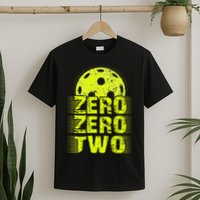 Zero Zero Two Pickleball Player Paddleball T-Shirt