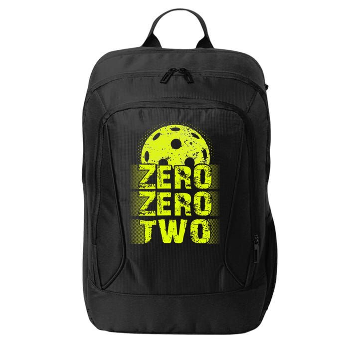 Zero Zero Two Pickleball Player Paddleball City Backpack